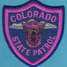 Colorado State Patrol Patch Pink