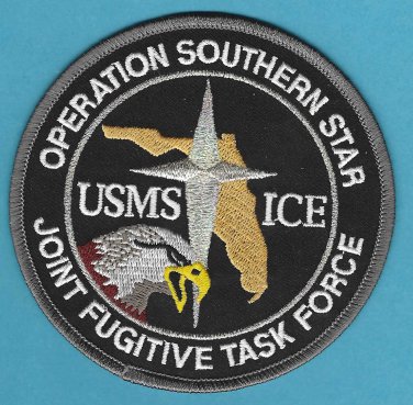 Operation Southern Star USMS ICE Fugitive Task Force Police Patch
