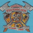 Ottawa Ontario Canada Fire Apparatus Technician Patch