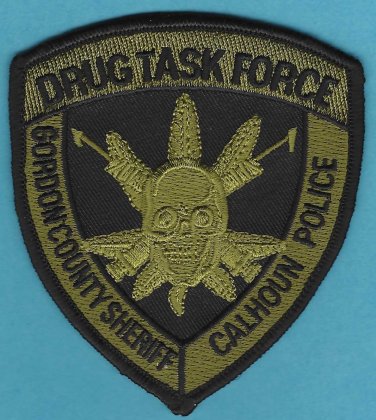 Calhoun - Gordon County Georgia  Drug Task Force  Patch