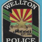 Wellton Arizona Police Patch