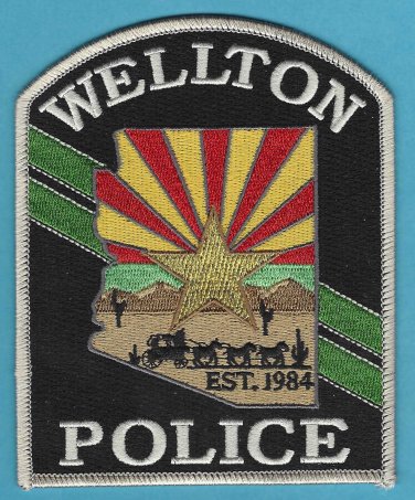 Wellton Arizona Police Patch