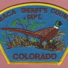 Baca County Colorado Sheriff Patch