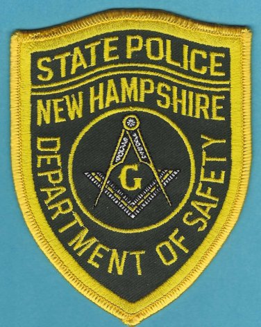 New Hampshire State Police Masonic Lodge Patch