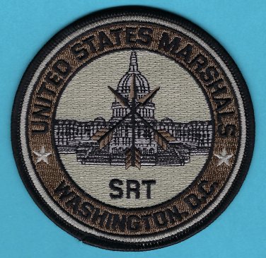 United States Marshal Washington DC Special Response Team Police Patch