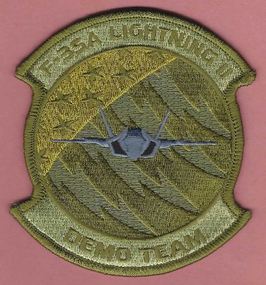 U.S. Air Force F-35A Lightning II Fighter Demo Team Patch