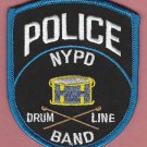 NYPD New York City Police Drum Line Band Patch