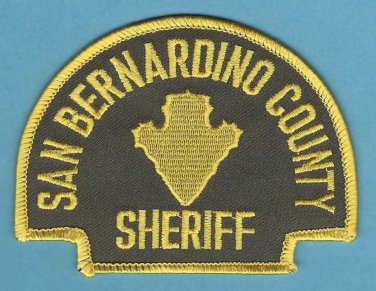San Bernardino County Sheriff California Patch