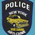 NYPD New York City Police Anti-Crime Taxi Squad Patch