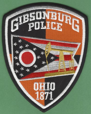 Gibsonburg Ohio Police Patch