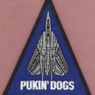 U.S. Navy VF-143 Puckin' Dogs Fighter Squadron F-14 Aircraft Patch
