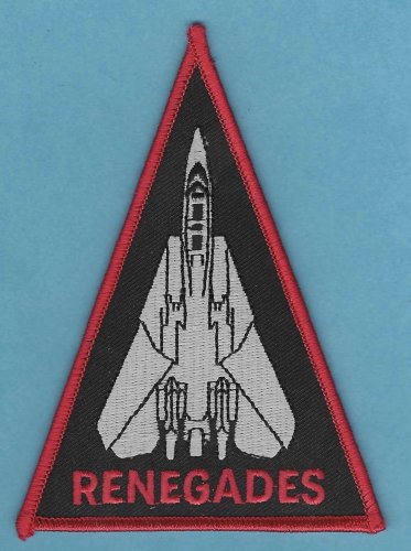 U.S. Navy VF-24 Renegades Fighter Squadron F-14 Aircraft Patch