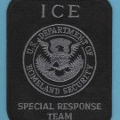 ICE Immigration and Customs Enforcement SRT Patch BLACK