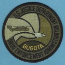 DEA Drug Enforcement Administration Bogota Colombia Patch