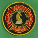 Quantico Virginia Marine Corps Air Station Crash Fire Rescue Patch