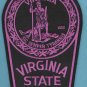 Virginia State Police Tactical Patch Pink