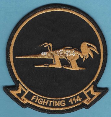 U.S. Navy VF-114 Ardvarks Fighter Squadron Patch