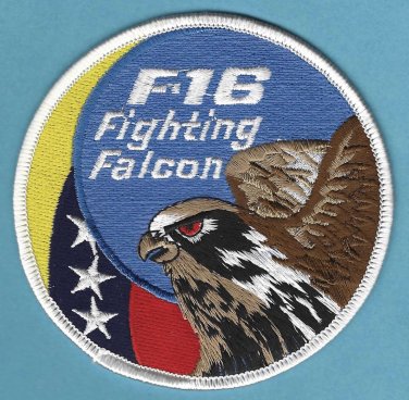 Venezuelan Air Force F-16 Fighting Falcon Aircraft Patch