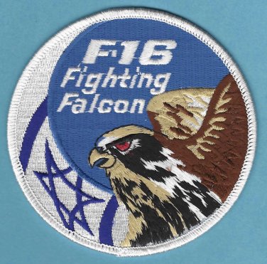 Israeli Air Force F-16 Fighting Falcon Aircraft Patch