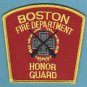 Boston Massachusetts Fire Department Honor Guard Patch