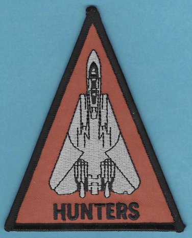U.S. Navy VF-201 Hunters Fighter Squadron F-14 Aircraft Patch