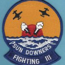 U.S. Navy VF-111 Sun Downers FIGHTING 111 Fighter Squadron Patch