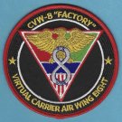 U.S. Navy CVW-8 Virtual Carrier Air Wing Eight "Factory" Patch