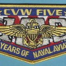 U.S. Navy CVW-5 CV-73 100 Years o Naval Aviation Patch U.S. Navy CVW-5 CV-73 100 Years o Naval Aviation Patch
