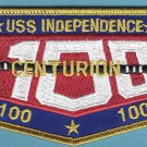 CV-62 USS Independence 100 Night Traps Centurion Cruise Patch