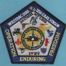 CVN-70 USS Carl Vinson OEF 2001 Westpac Cruise Patch