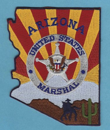 United States Marshal Arizona Police Patch