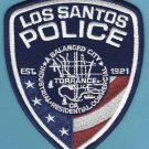 Los Santos California Police Patch Grand Theft Auto