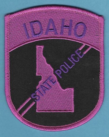 Idaho State Police Patch Pink