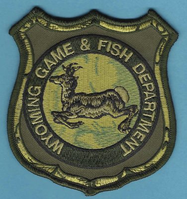 Wyoming Fish & Game Department Tactical Patch