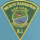 New Jersey Fish Game & Fisheries Wildlife Management Patch