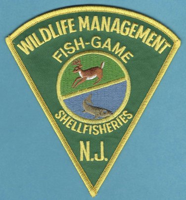 New Jersey Fish Game & Fisheries Wildlife Management Patch
