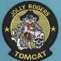 U.S. Navy F-14 Tomcat Jolly Rogers Military Fighter Aircraft Patch