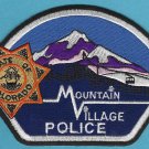 Mountain Village Colorado Police Patch
