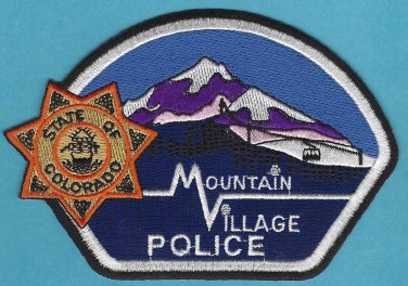 Mountain Village Colorado Police Patch