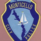 Monticello Indiana Police Patch