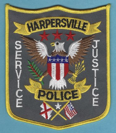 Harpersville Alabama Police Patch