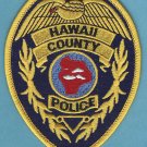 Hawaii County Police Patch
