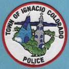 Ignacio Colorado Police Patch
