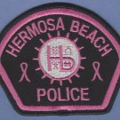 Hermosa Beach California Police Pink Ribbon Patch