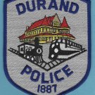 Durand Michigan Police Patch