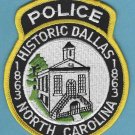 Dallas North Carolina Police Patch Locomotive