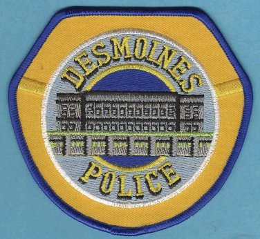 Des Moines Iowa Police Patch