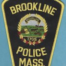 Brookline Massachusetts Police Patch