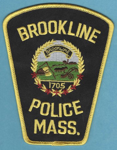 Brookline Massachusetts Police Patch