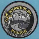 Berwick Pennsylvania Police Patch